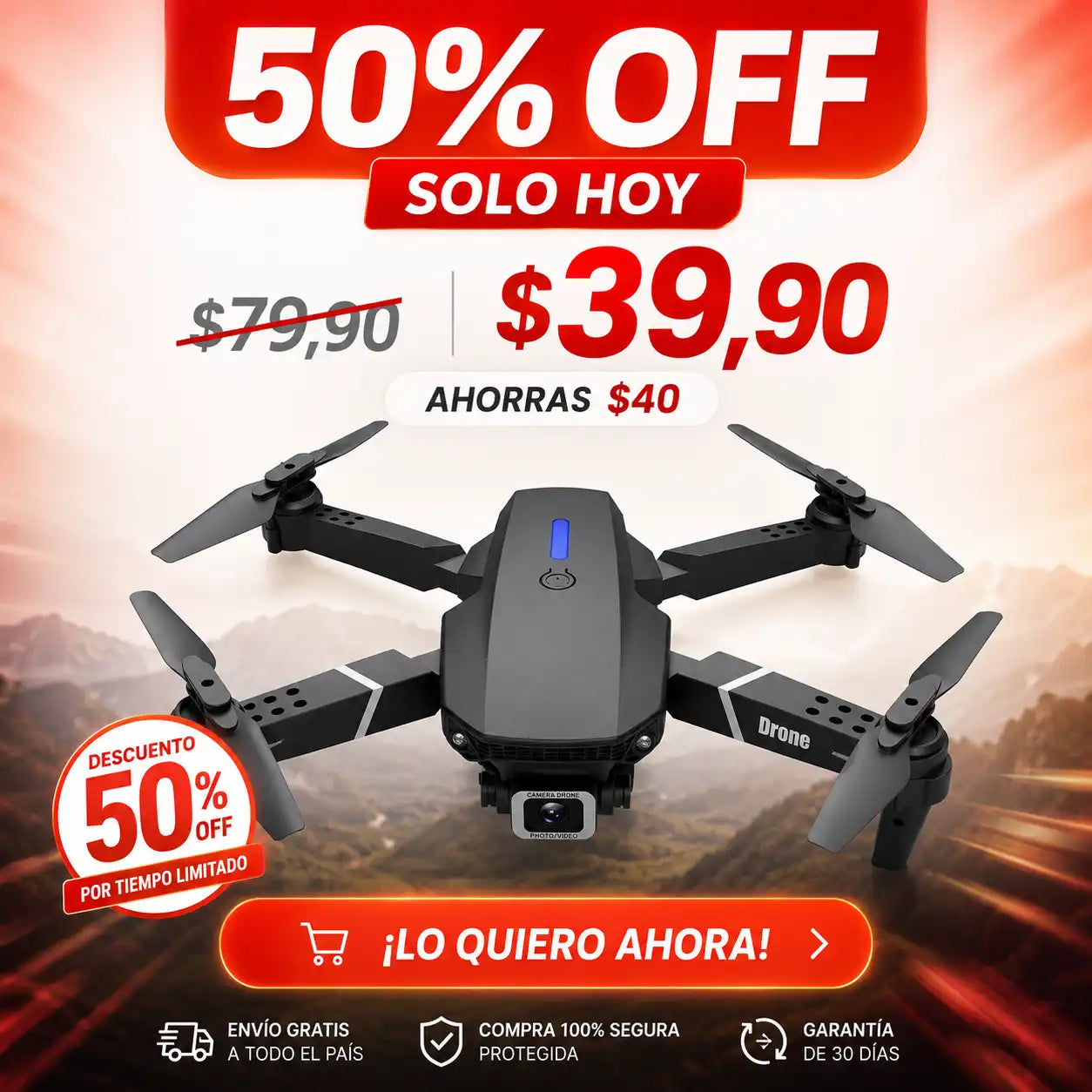 🚁 DRONE E88 PRO | Captura el mundo desde una nueva perspectiva