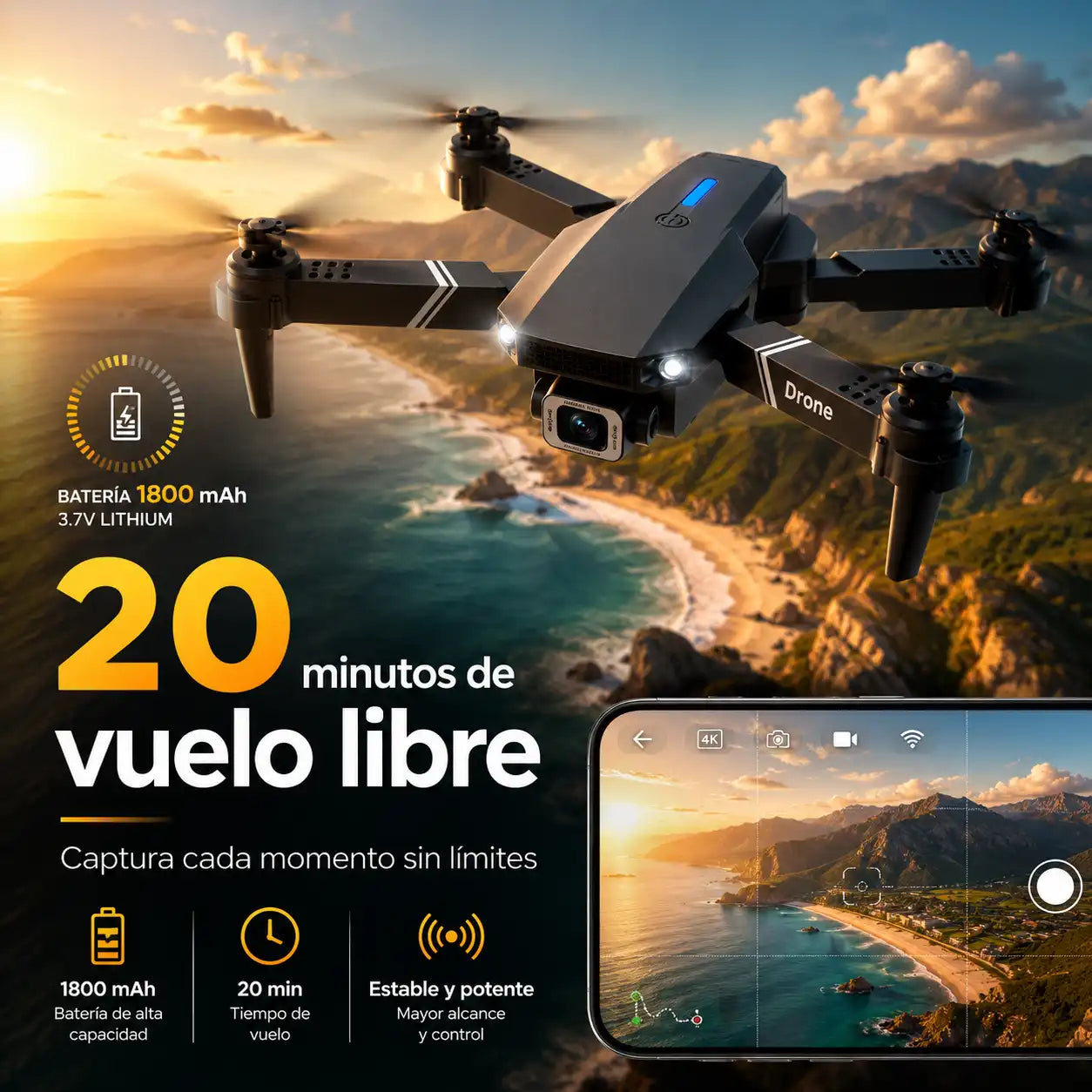 DRONE E88 PRO