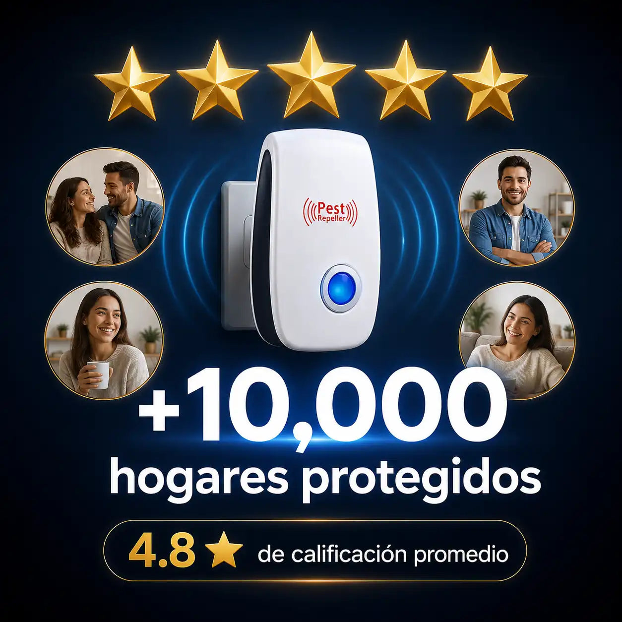 [OFERTA] 🏡 Una casa en paz, sin miedo a la oscuridad, empieza con Repelente Ultrasónico Pest Repeller
